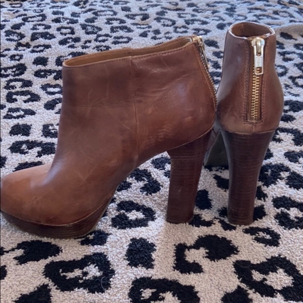 ALDO Distressed Leather Booties